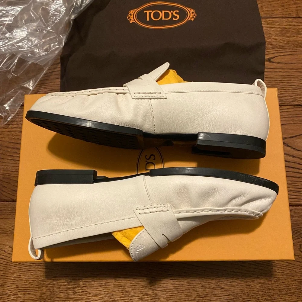 Tod's Leather Penny Loafers size 6 - Picture 7 of 9